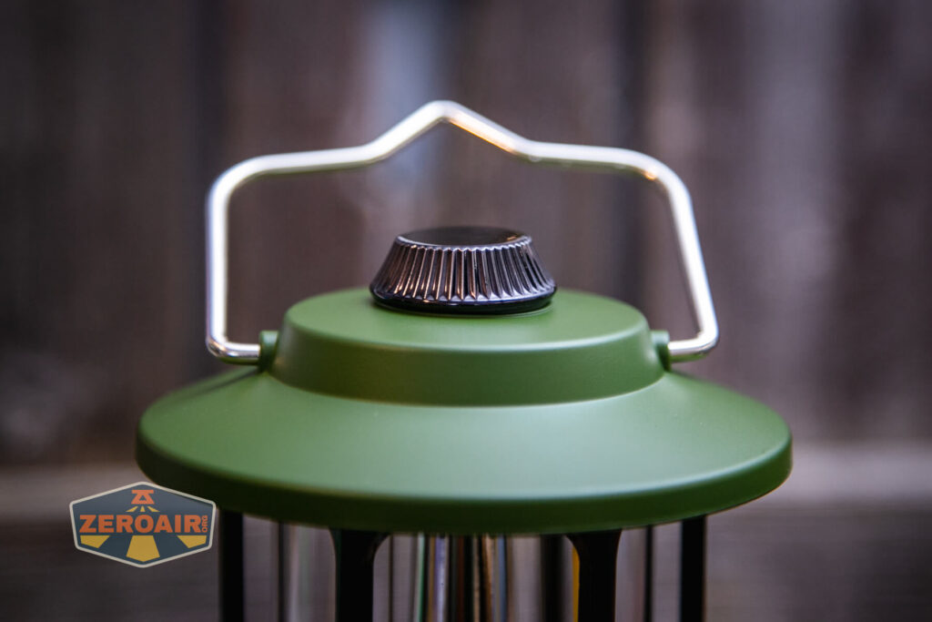 Superfire T35 rechargeable camping lantern rotary dial