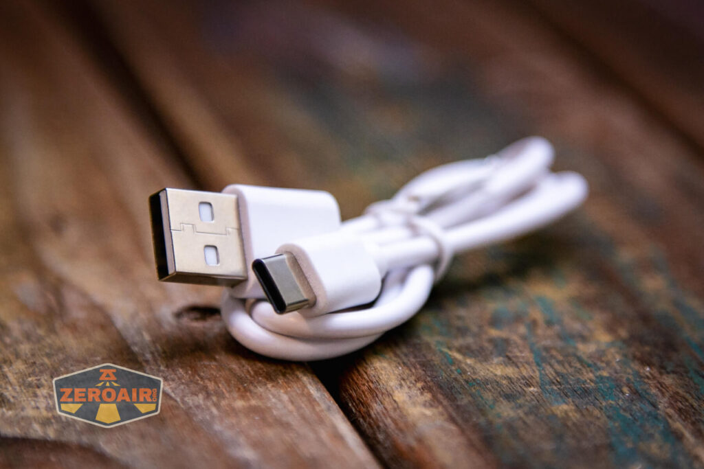 Superfire T35 rechargeable camping lantern charging cable