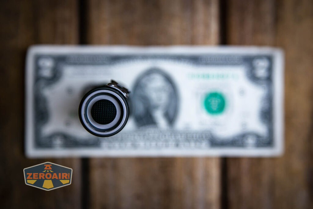 both sizes on two dollar bill