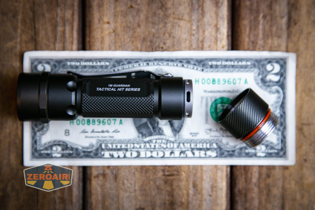 both sizes on two dollar bill