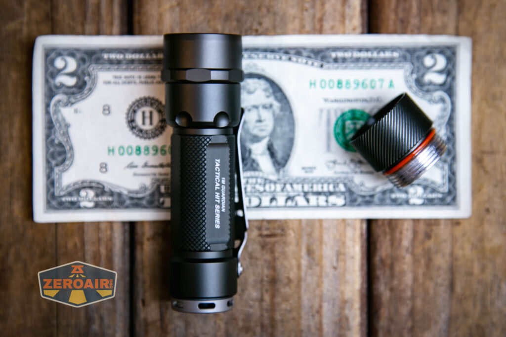 both sizes on two dollar bill