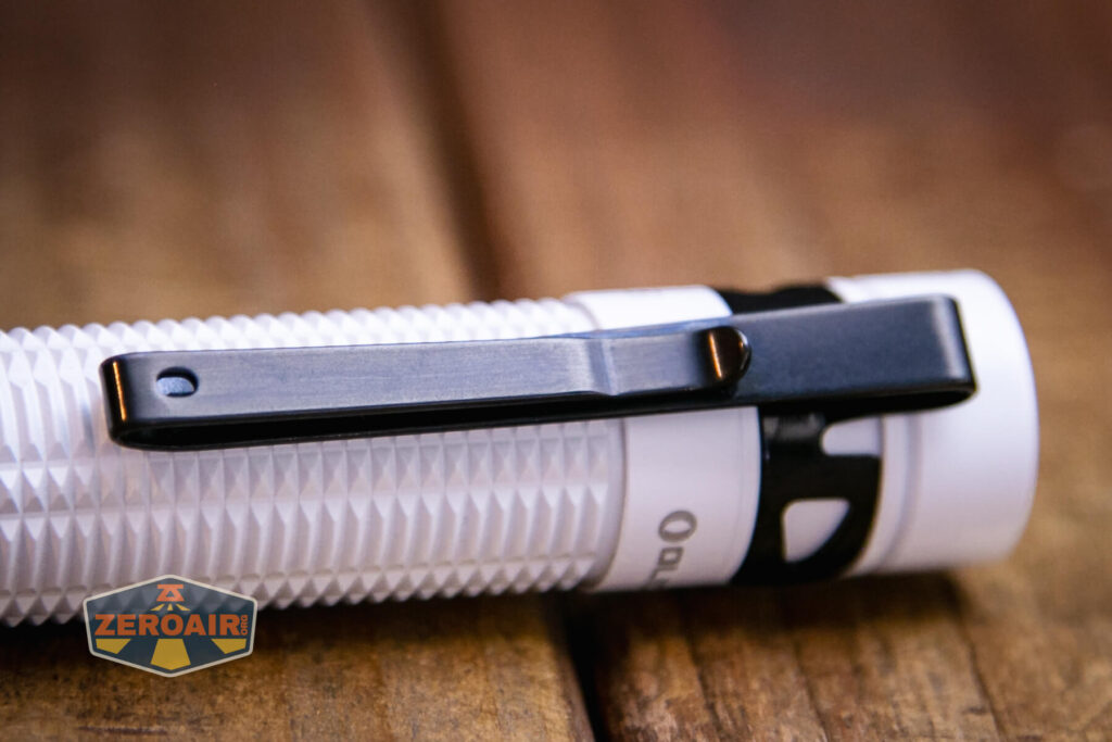 Olight Baton 3 Pro rechargeable flashlight pocket clip