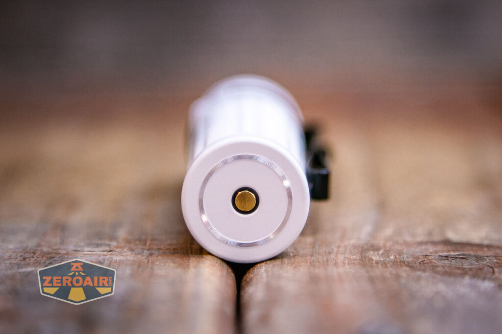 Olight Baton 3 Pro rechargeable flashlight tail charging connection