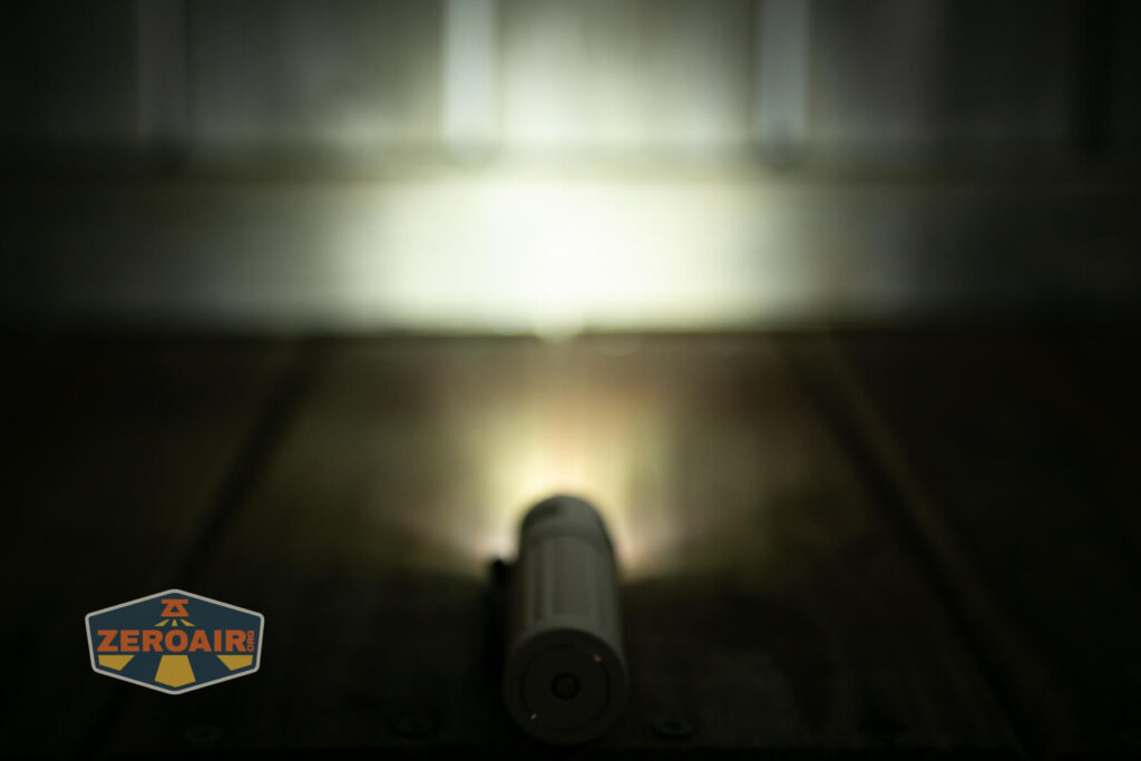 Olight Baton 3 Pro rechargeable flashlight emitter on