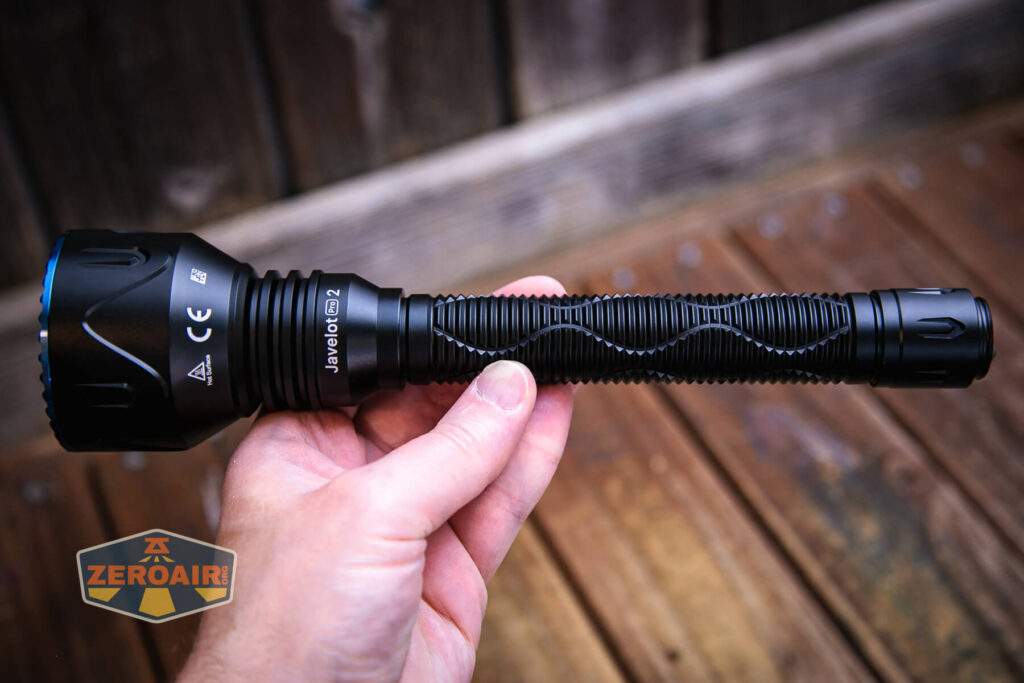 Olight Javelot Pro 2 flashlight in hand