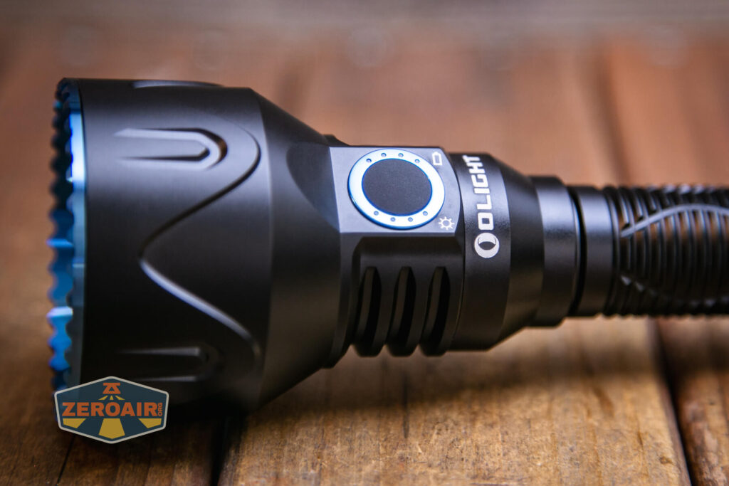 Olight Javelot Pro 2 flashlight side e-switch