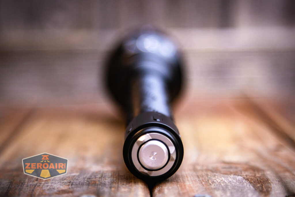 Olight Javelot Pro 2 flashlight tail two-stage switch