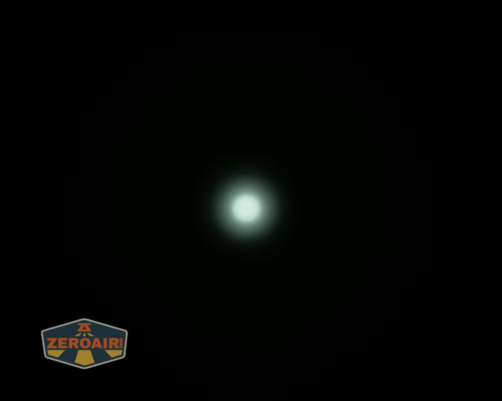 beamshots on ceiling