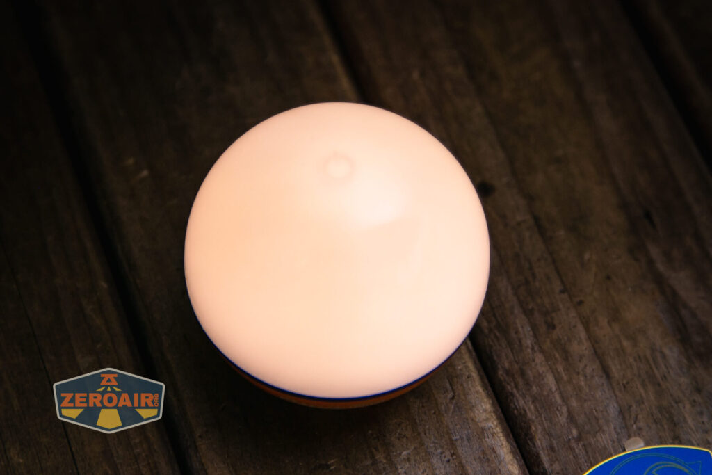 Olight Obulb Plus lantern switch on top