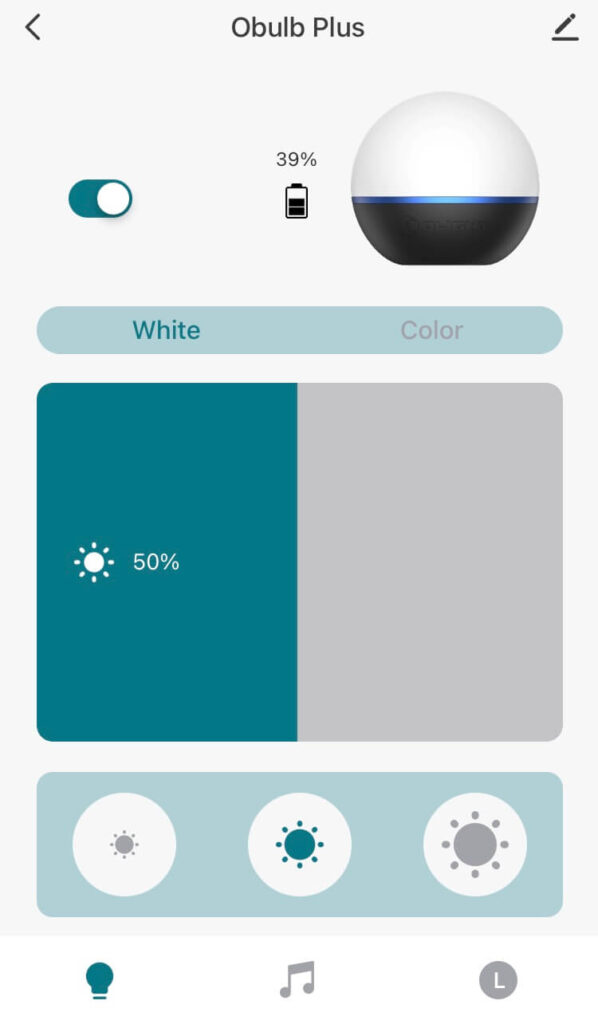 white standard output levels