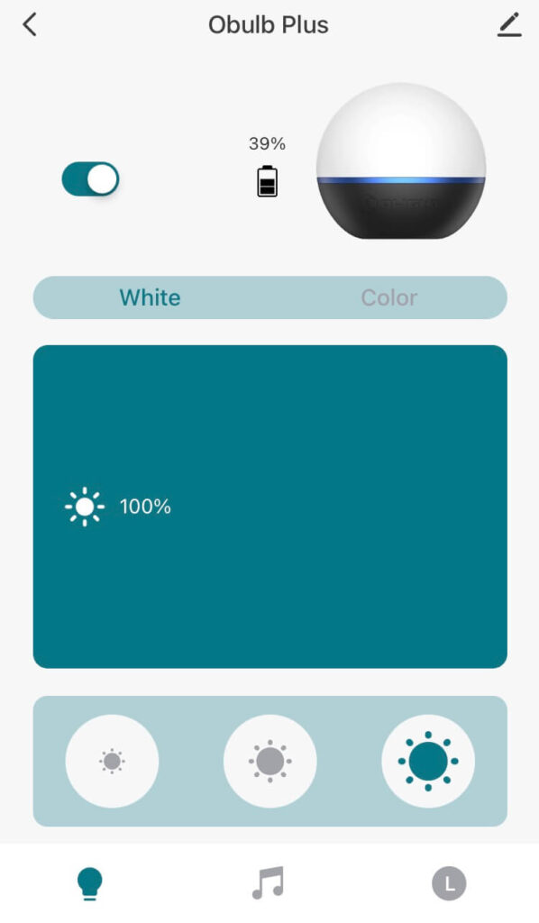 white standard output levels