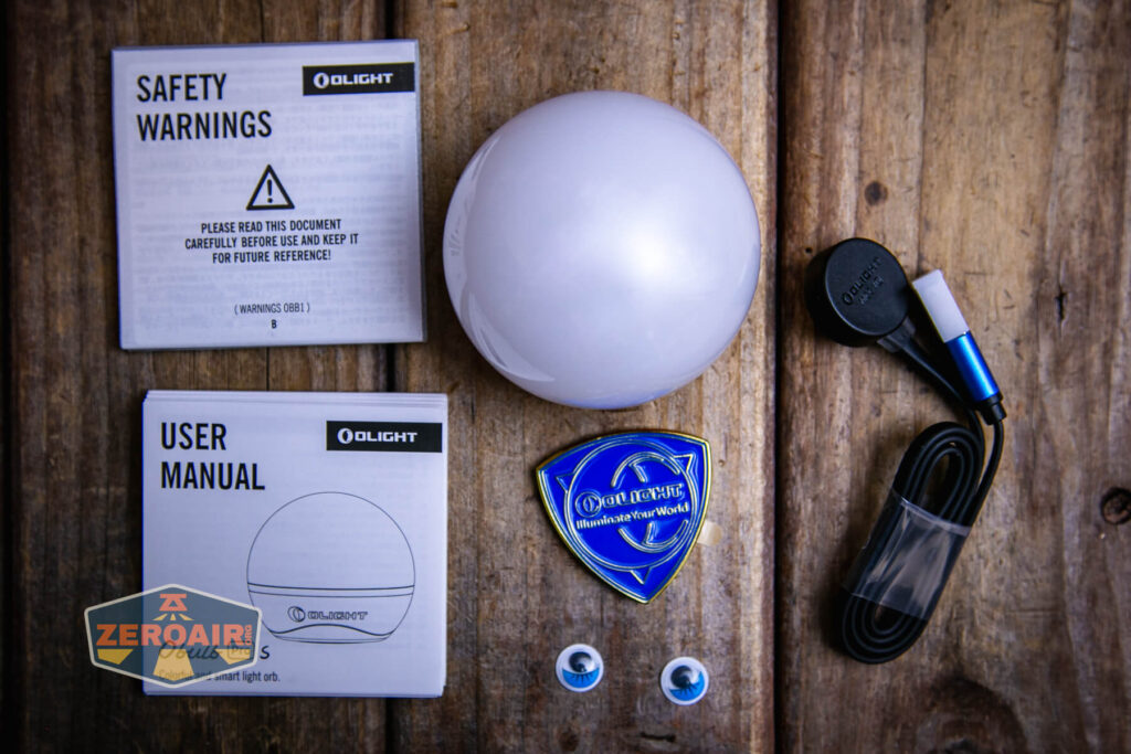 Olight Obulb Pro S lantern what's included