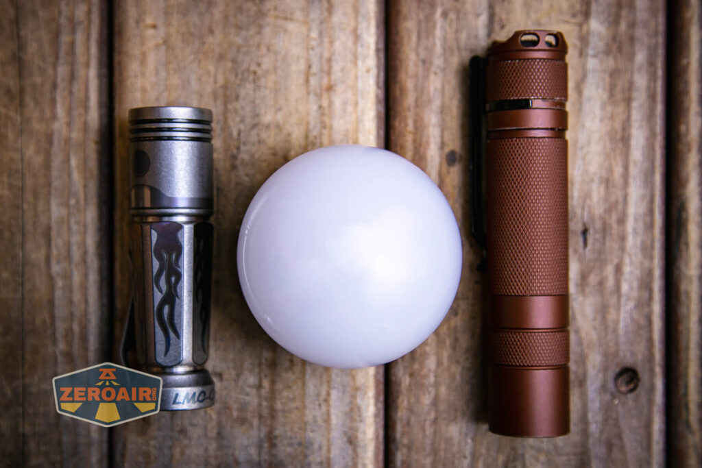 Olight Obulb Pro S lantern with standard lights