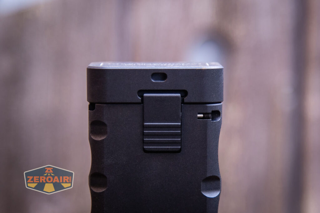 RovyVon S2 Elite Search Powerbank Flashlight tailcap hinge and cap