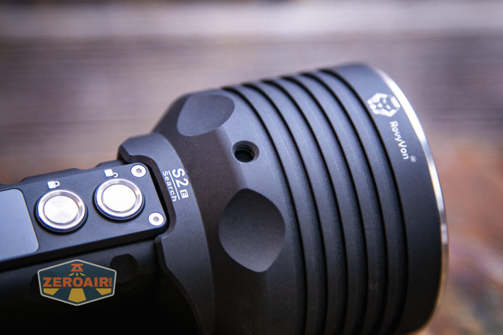 RovyVon S2 Elite Search Powerbank Flashlight tripod screw holes