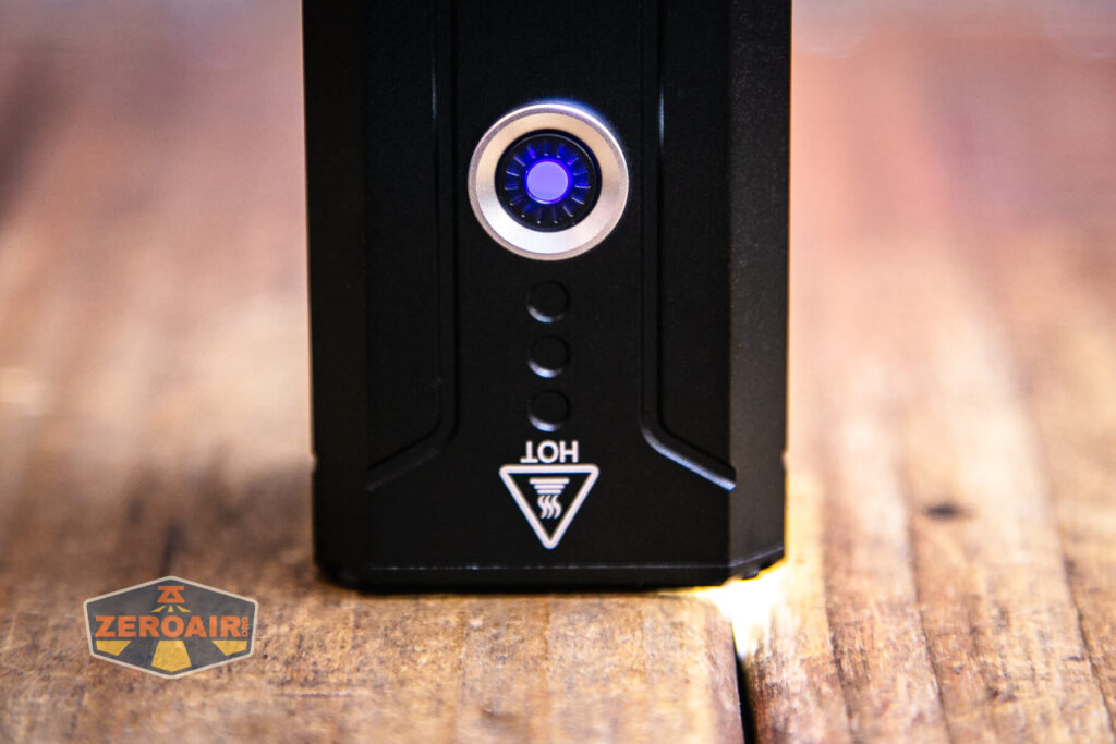 Superfire M12 Rechargeable flashlight charging indicator