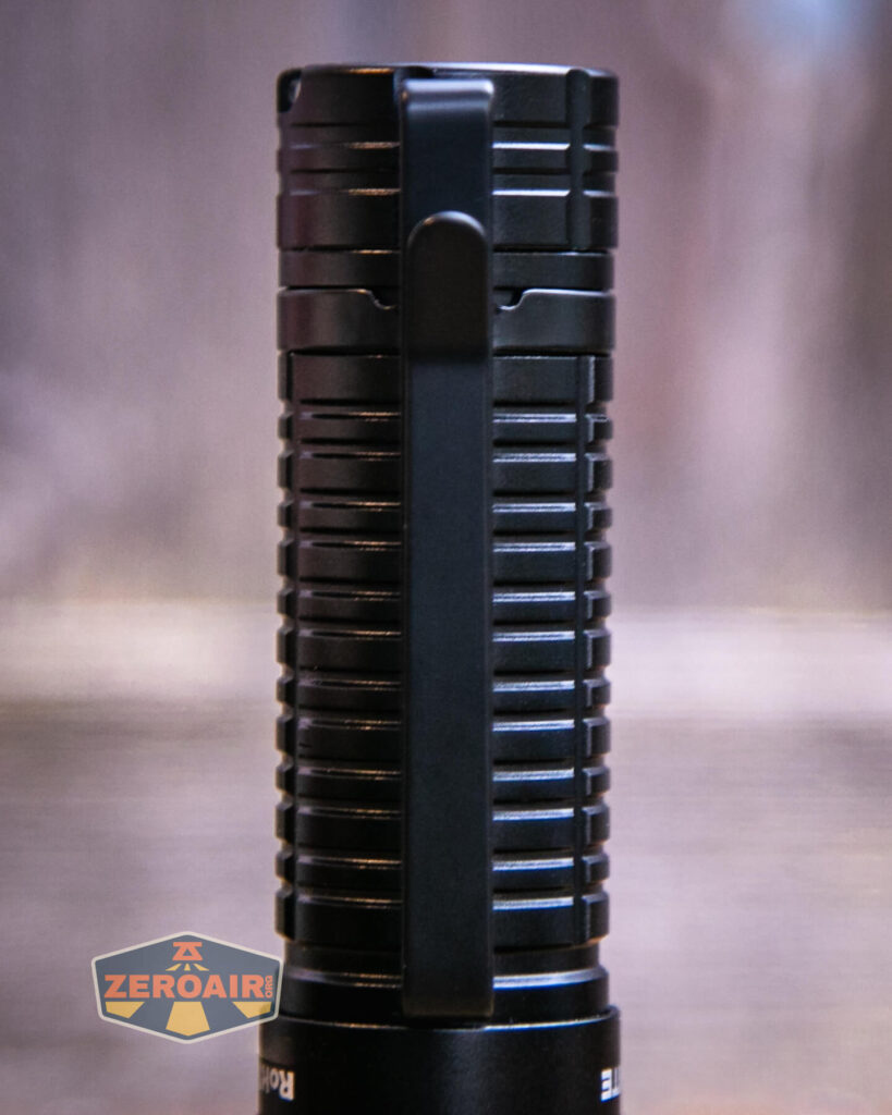 Thrunite T2 rechargeable flashlight pocket clip