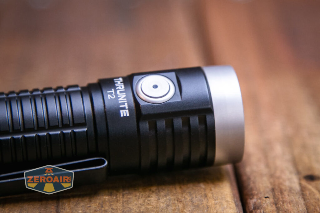 Thrunite T2 rechargeable flashlight e-switch