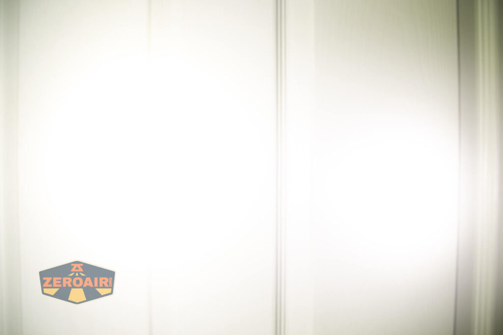 beamshots on door compared to nichia 219b