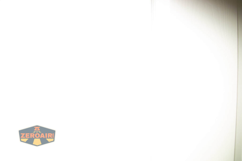 beamshots on door compared to nichia 219b