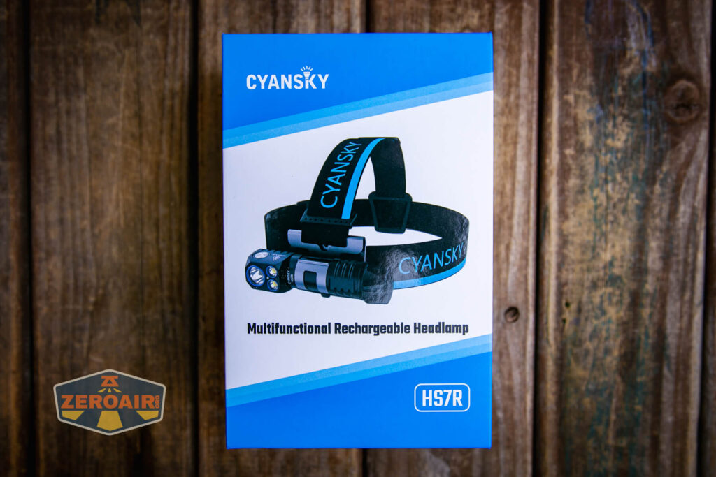 Cyansky HS7R multifunctional headlamp box