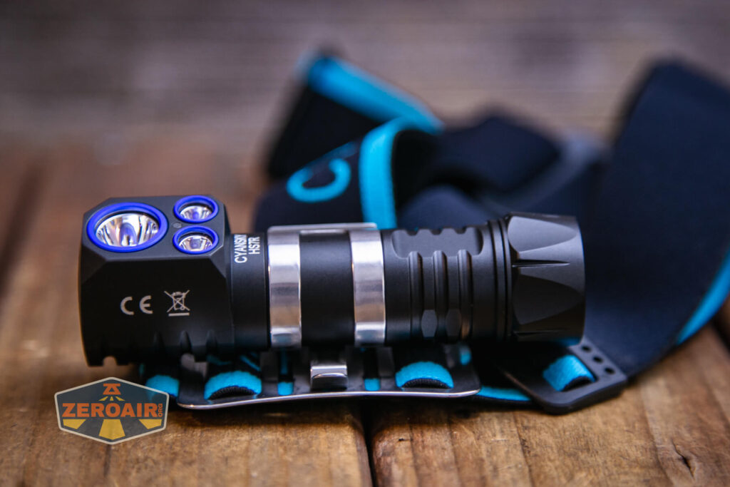 Cyansky HS7R multifunctional headlamp in headband