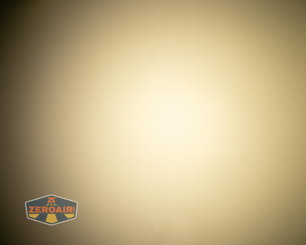 beamshots on ceiling