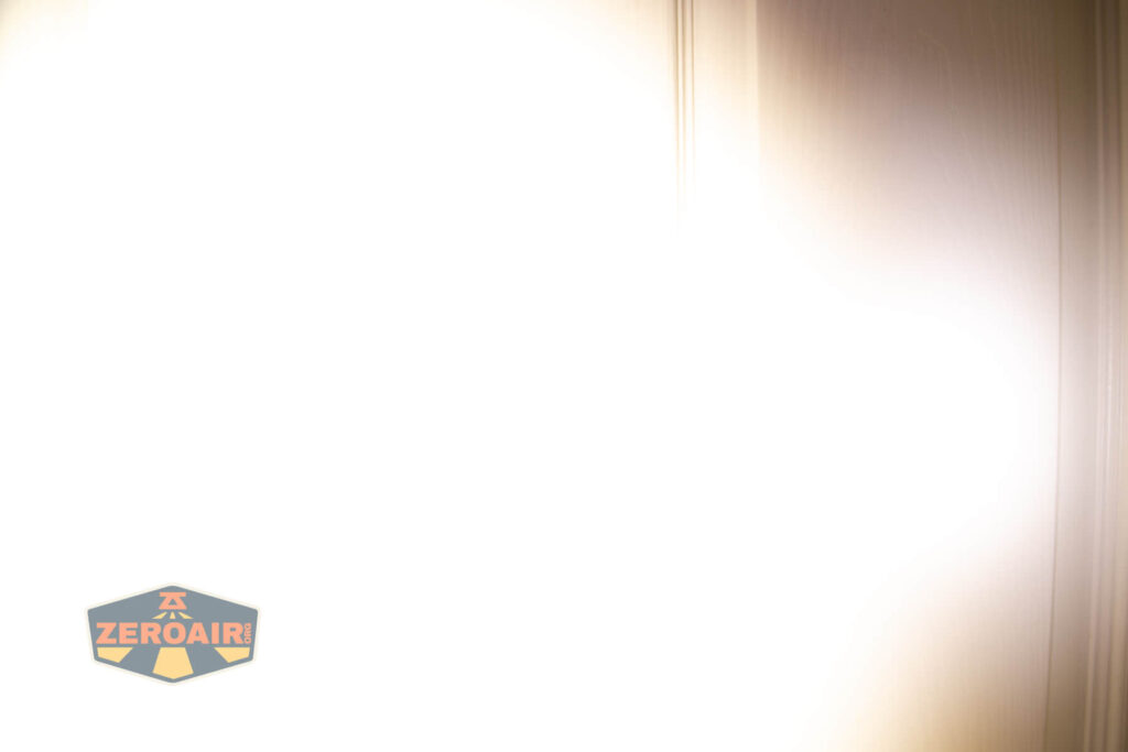 beamshots on door compared to nichia 219b