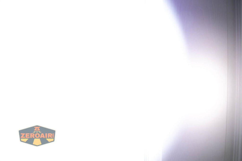 beamshots on door compared to nichia 219b