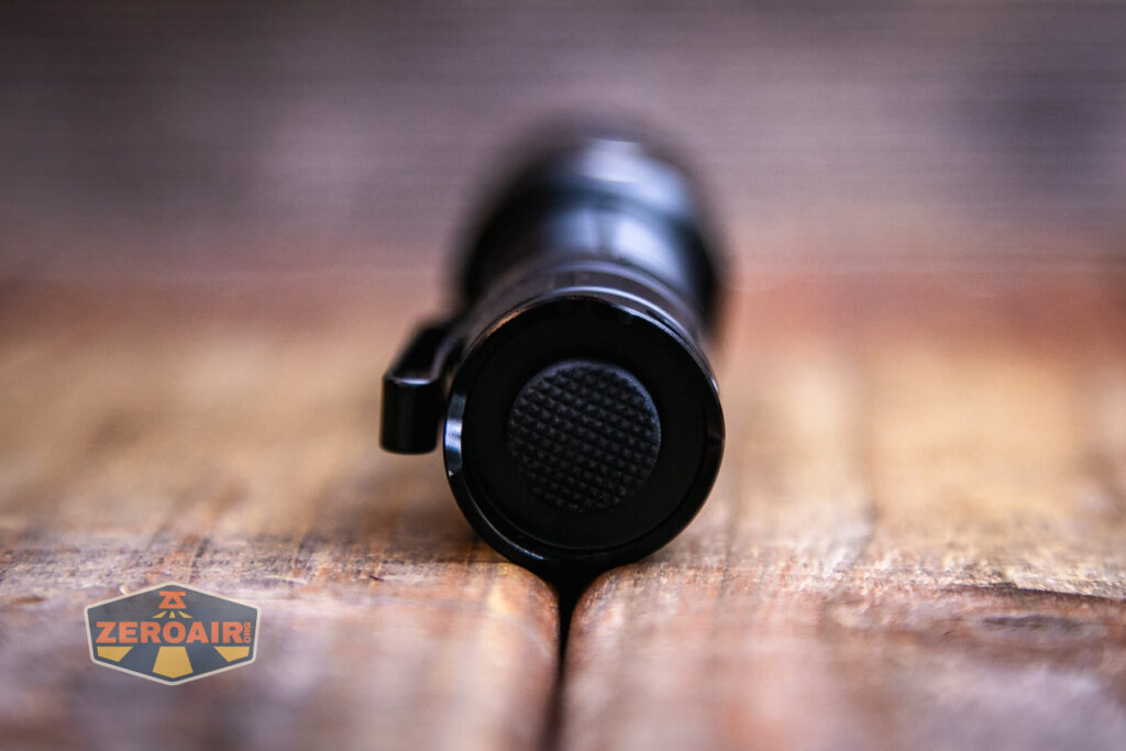 Soonfire MX75 flashlight tail mechanical switch