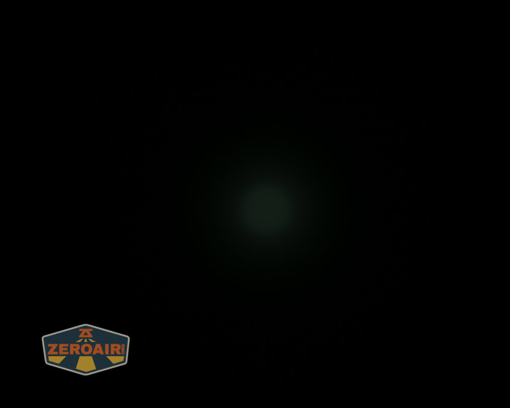 beamshots on ceiling