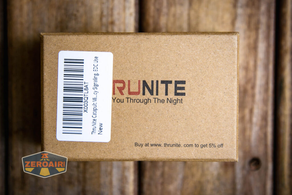 Thrunite Catapult Mini V2 flashlight box