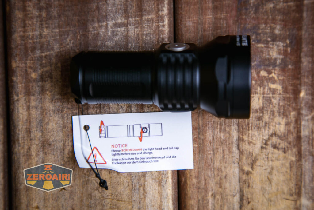 Thrunite Catapult Mini V2 flashlight inside label