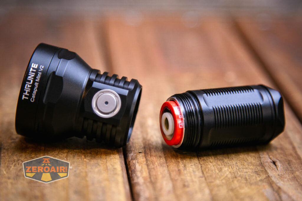 Thrunite Catapult Mini V2 flashlight with included 18350 installed