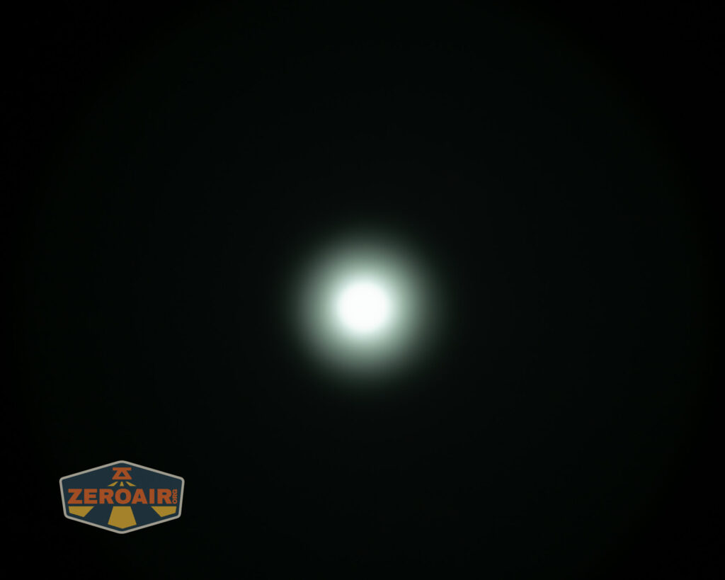 beamshots on ceiling