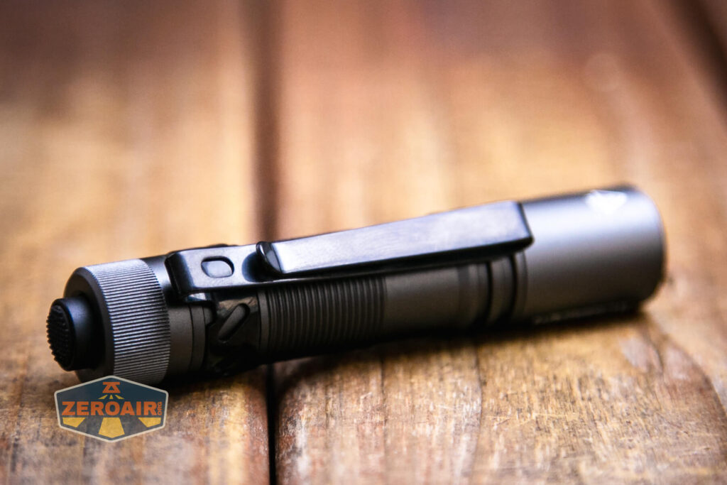 Acebeam Pokelit AA Gray flashlight pocket clip