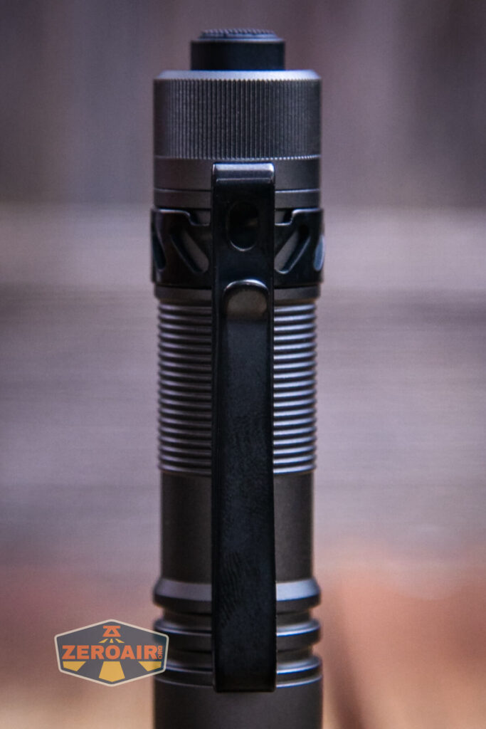 Acebeam Pokelit AA Gray flashlight pocket clip