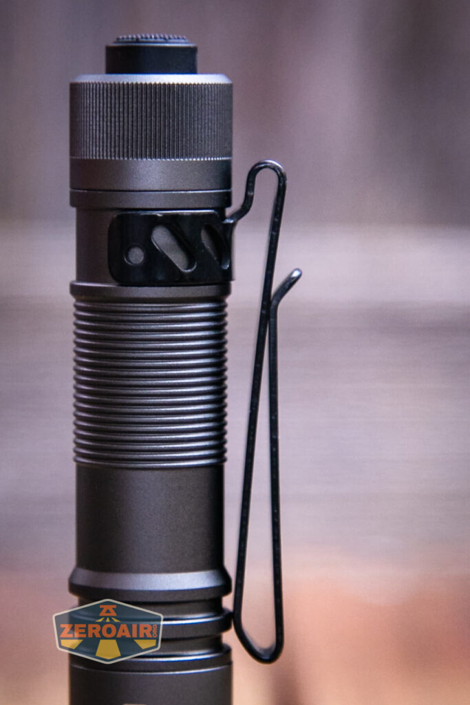 Acebeam Pokelit AA Gray flashlight pocket clip