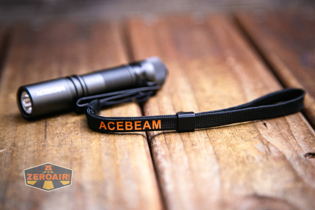 Acebeam Pokelit AA Gray flashlight lanyard