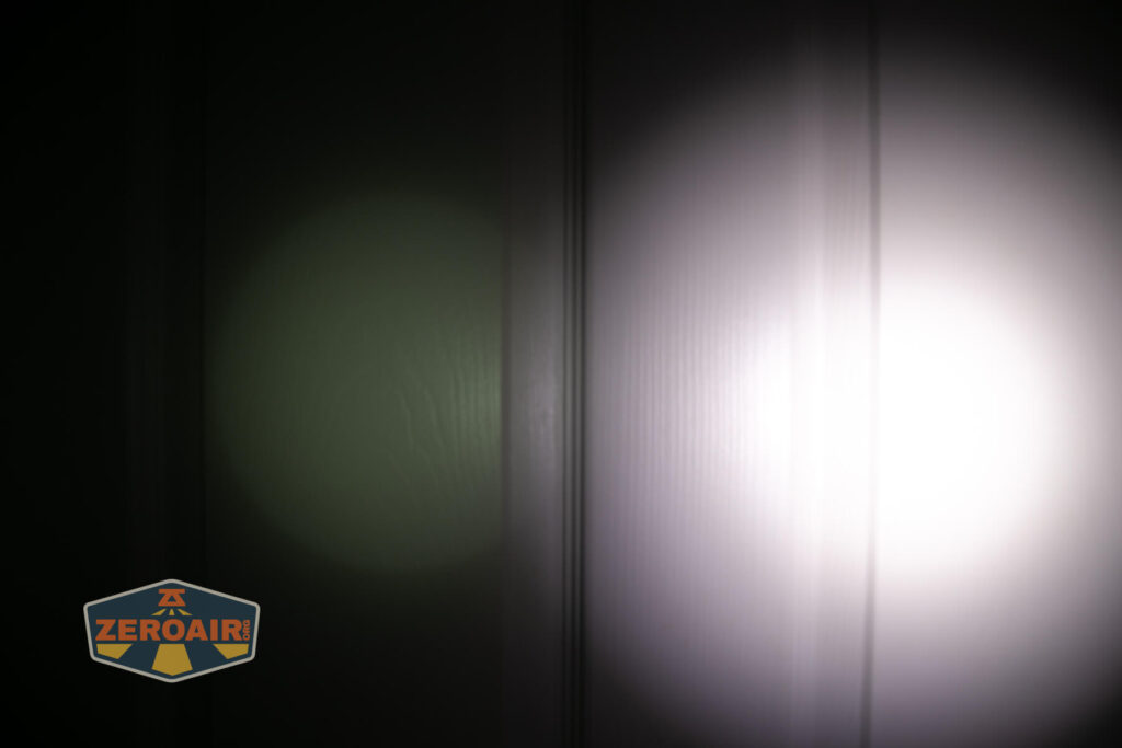 beamshots on compared to nichia 219b