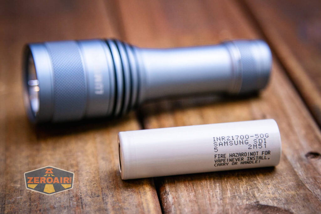 Lumintop FW21 X9LS flashlight with samsung 50g 21700