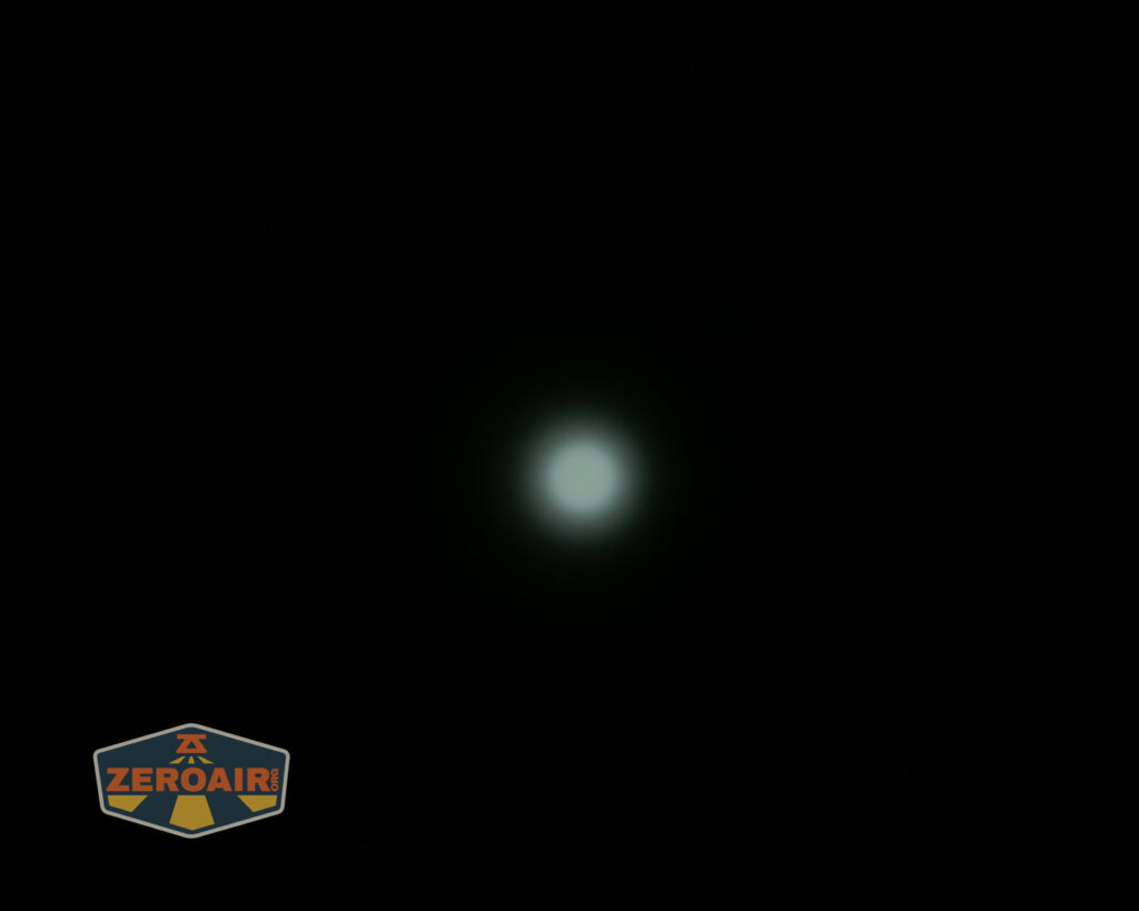 beamshots on ceiling