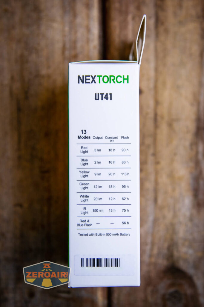 Nextorch UT41 signal flashlight box