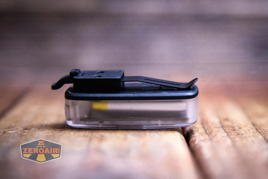 Nextorch UT41 signal flashlight pocket clip detail