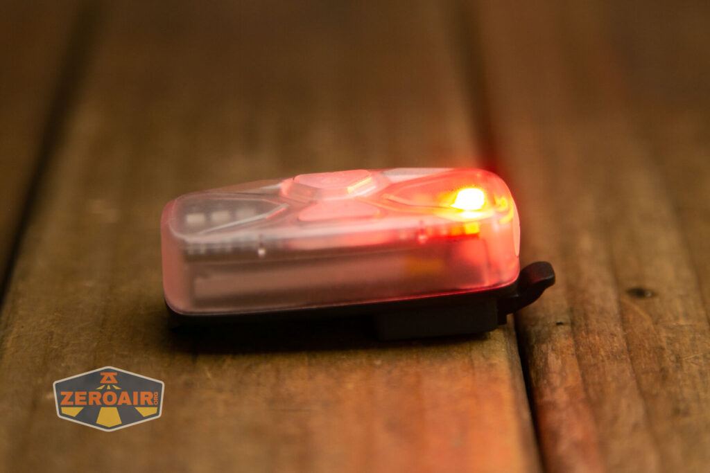Nextorch UT41 signal flashlight red on