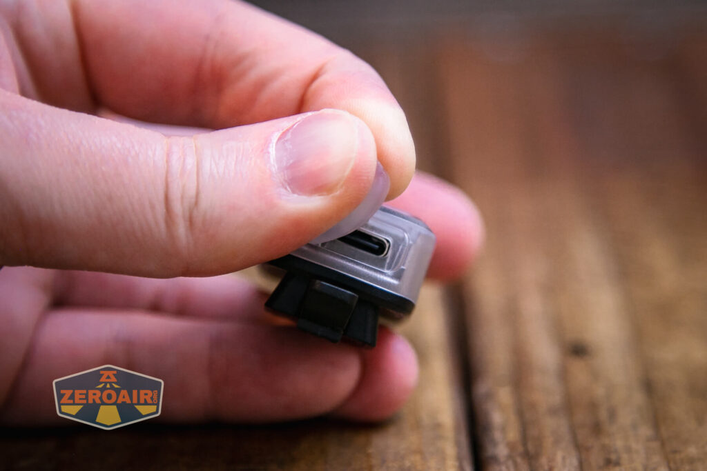 Nextorch UT41 signal flashlight charging port open