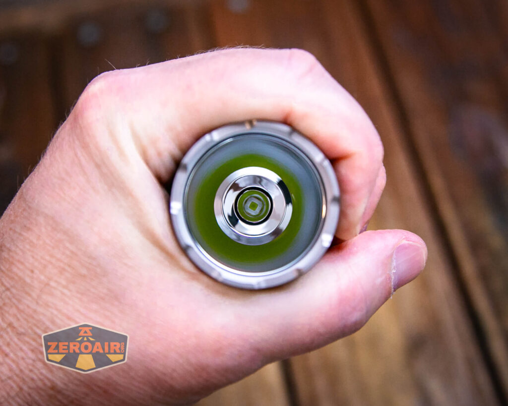 Cyansky H3 V2 flashlight in hand