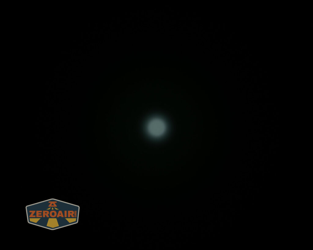 beamshots on ceiling