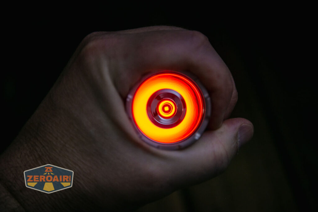 Cyansky H3 V2 flashlight red low, HAL