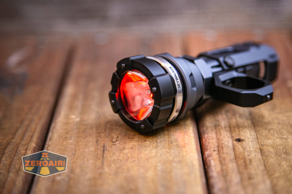 secondary RGB emitters out front